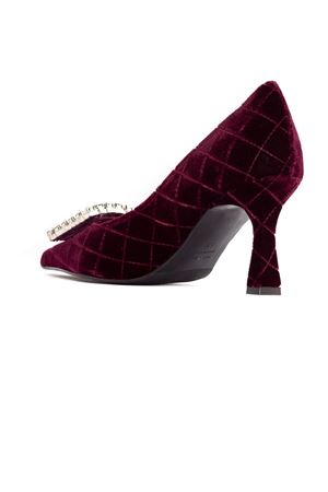 Bordeaux quilted velvet Lilly pumps ROBERTO FESTA | LILLYTRACKBORDO